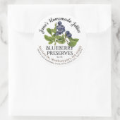 Jelly Label  Homemade Blueberry PReserves (Tas)