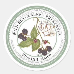 Jelly Label met BLACKBERRY-illustratie