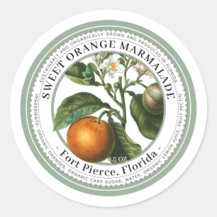 Jelly Label met  Oranje illustratie