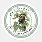 Jelly Label met standaard zwart currant illustrati (Voorkant)