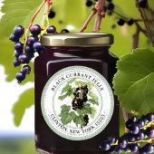 Jelly Label met standaard zwart currant illustrati