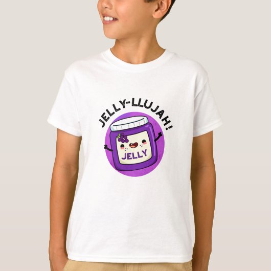 Jelly-llujah Funny Jelly Pun T-shirt (Voorkant)
