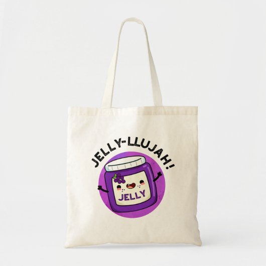 Jelly-llujah Funny Jelly Pun Tote Bag (Voorkant)