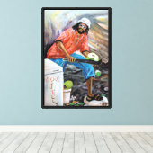 Jelly Man Canvas Afdruk (Insitu (Houten vloer))