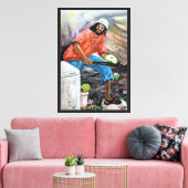 Jelly Man Canvas Afdruk (Insitu (Woonkamer))