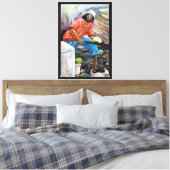 Jelly Man Canvas Afdruk (Insitu (Slaapkamer))