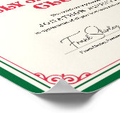 Jelly of the Month Certificate Poster (Hoek)