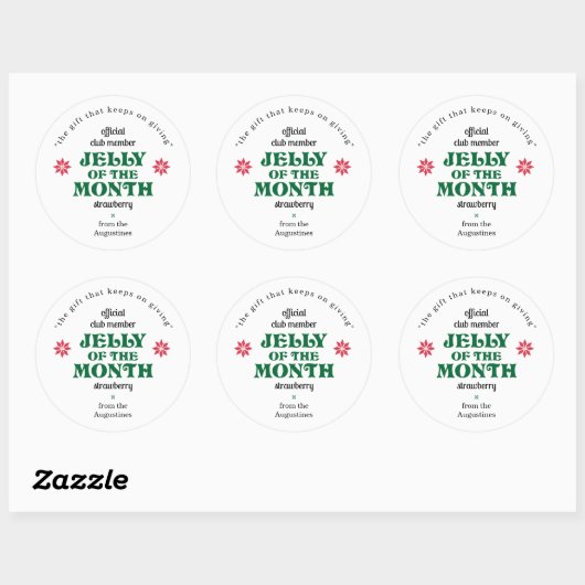 Jelly of the Month Club Jam Labels (Vel)