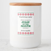 Jelly of the Month Club Jam Labels Voedselcontainer Etiket (Voorkant)