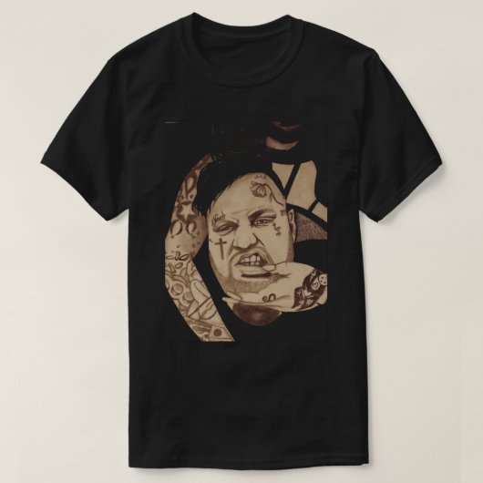 Jelly Roll Hand Drawn Portret T-shirt (Design voorkant)