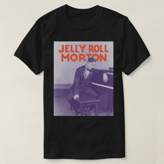 Jelly Roll Morton Art T-shirt (Design voorkant)