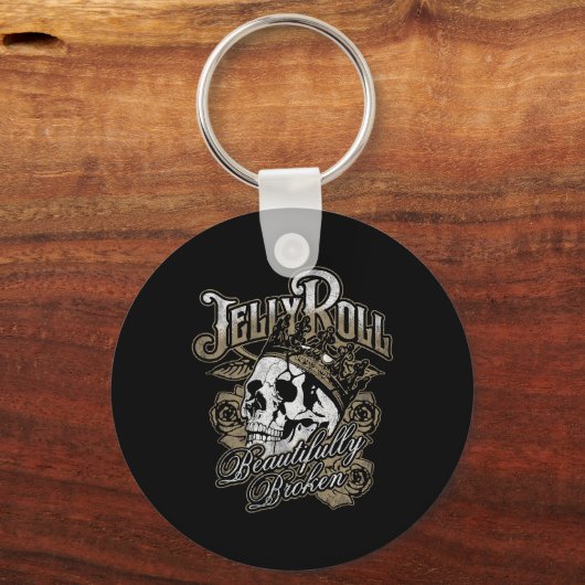 Jelly Roll - Prachtig gebroken Sleutelhanger (Voorkant)
