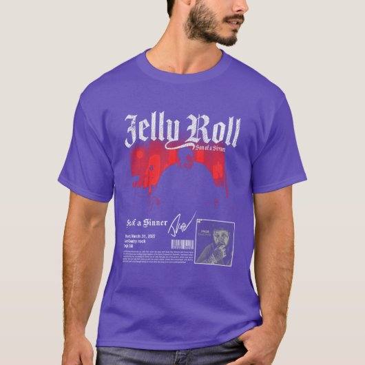 Jelly Roll Vintage jongenscadeau T-shirt (Voorkant)