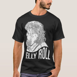 Jelly Roll Witte retro T-shirt