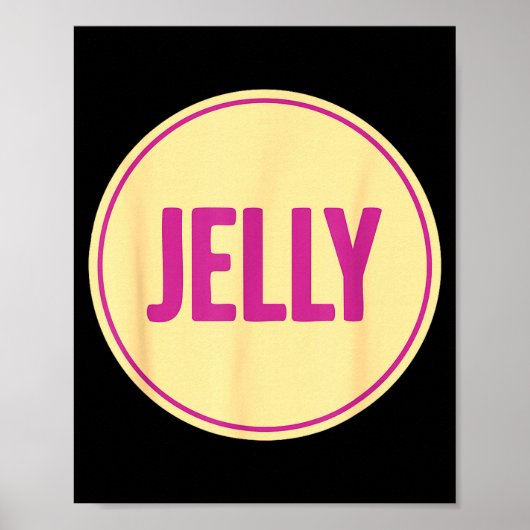 Jelly Shirt Adult Men Women Kids Peanut Butter Cos Poster (Voorkant)