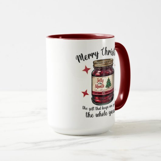 Jelly van de maand - Kerst Mok (Voorkant rechts)