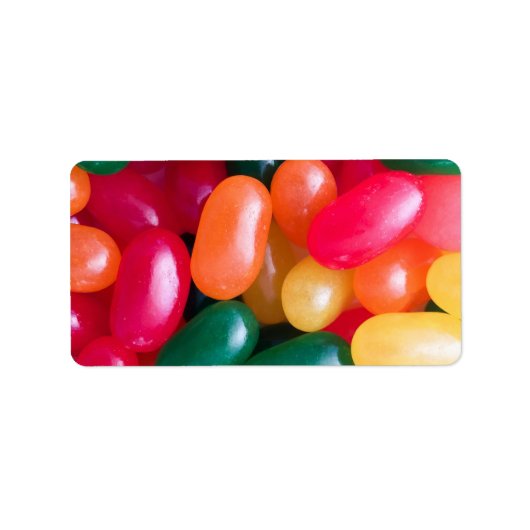 Jellybeans Easter Jellyboon Achtergrond Jelly Bean Etiket (Voorkant)