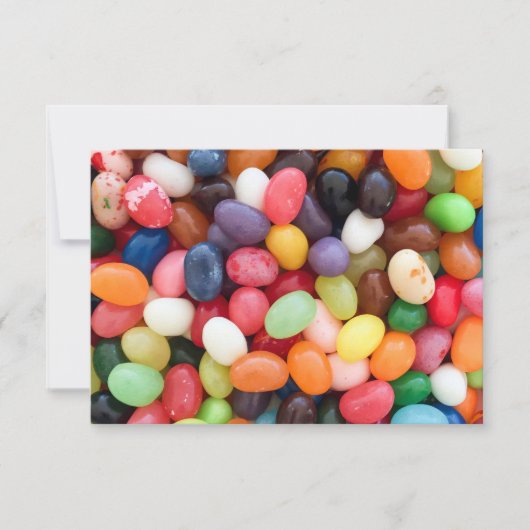 Jellybeans Easter Jellyboon Achtergrond Jelly Bean Kaart (Voorkant)