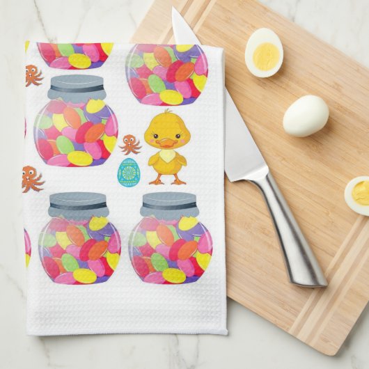 Jellybeans Kitchen Hand Towel Theedoek (Quarter Fold)