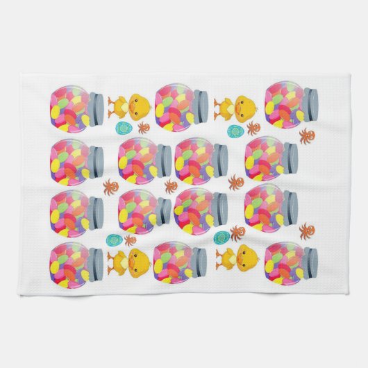 Jellybeans Kitchen Hand Towel Theedoek (Horizontaal)