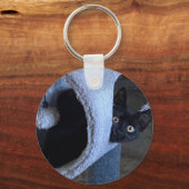 Jellyboon - Kat voor zwarte redding Sleutelhanger (Voorkant)