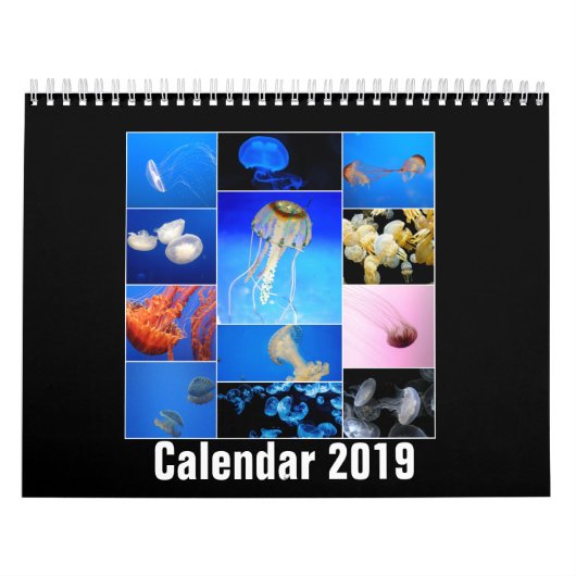 Jellyfish Aangepast gedrukt Agenda 2019 Kalender (Hoes)