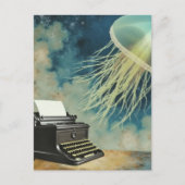 Jellyfish and a Typewriter Briefkaart (Voorkant)