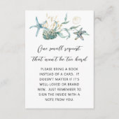 Jellyfish Baby shower Book Request Enclosure Informatiekaartje (Voorkant)