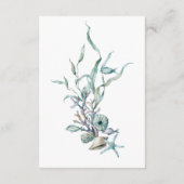 Jellyfish Baby shower Book Request Enclosure Informatiekaartje (Achterkant)