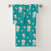 Jellyfish - Bathroom Towel set