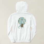 Jellyfish Boy Anime Coffee Art Hoodie (Design achterkant)