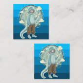 Jellyfish Boy Anime Coffee Art Klantenkaartje (Voorkant / Achterkant)