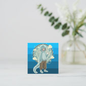 Jellyfish Boy Anime Coffee Art Klantenkaartje (Staand voorkant)