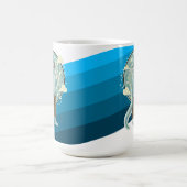 Jellyfish Boy Anime Coffee Art Koffiemok (Center)