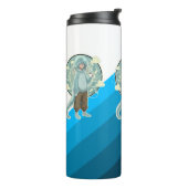 Jellyfish Boy Anime Coffee Art Thermosbeker (Gedraaid links)