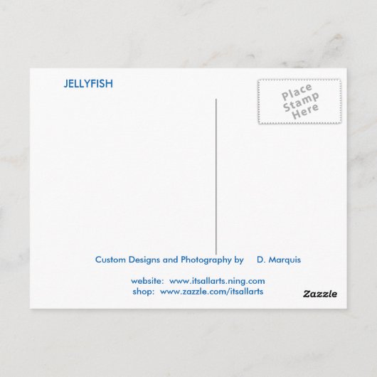 JELLYFISH BRIEFKAART (Achterkant)