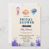 Jellyfish bruiloft thema verjaardag kaart (Voorkant)