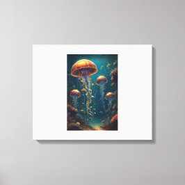 Jellyfish Canvas Afdruk