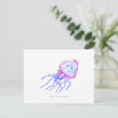 Jellyfish Critter Briefkaart (Staand voorkant)