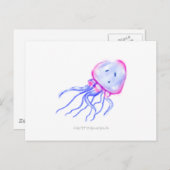 Jellyfish Critter Briefkaart (Voorkant / Achterkant)