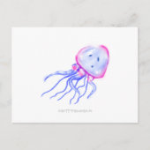 Jellyfish Critter Briefkaart (Voorkant)