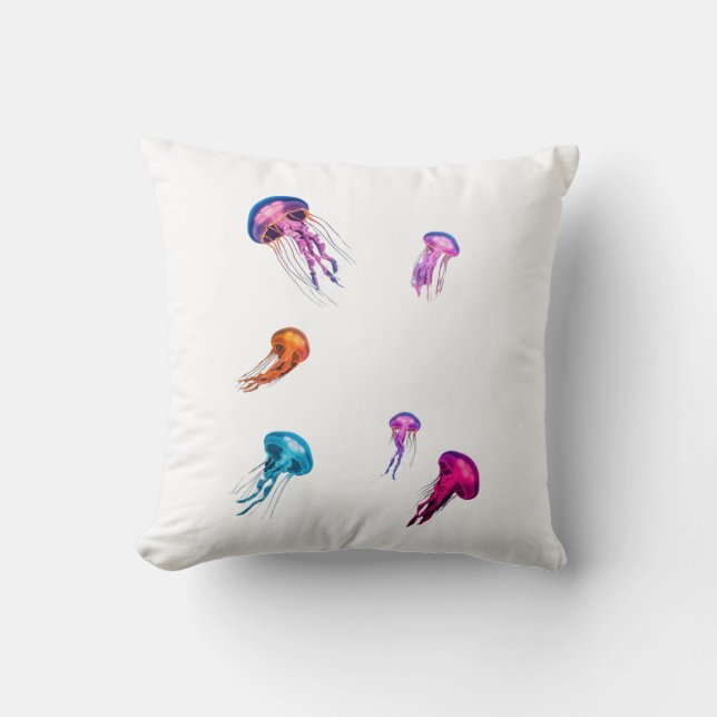 jellyfish cushion kussen (Voorkant)