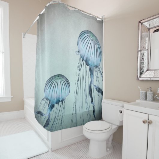 Jellyfish Dance Douchegordijn (In situ)