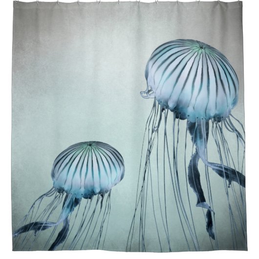Jellyfish Dance Douchegordijn (Voorkant)