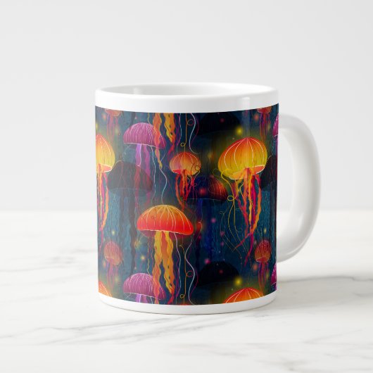 Jellyfish Dance Grote Koffiekop (Voorkant rechts)