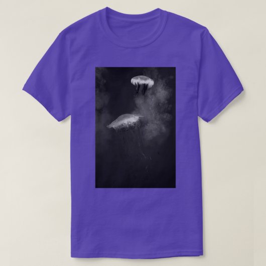 Jellyfish Dance IV in BW Vladivostok Aquarium T-shirt (Design voorkant)