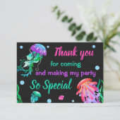 Jellyfish Dank je wel Jellyfish Dank je wel Bedankkaart (Staand voorkant)