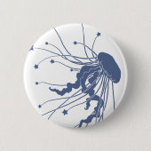 Jellyfish de Star Bringer Pin Back Button (Voorkant)