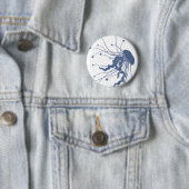 Jellyfish de Star Bringer Pin Back Button (In situ)