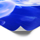 Jellyfish Deep Blue Poster (Hoek)